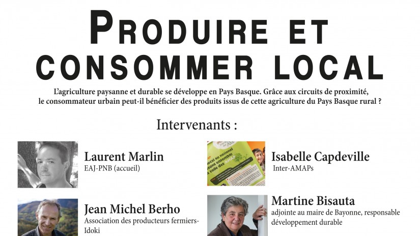 Lema Eguna : Produire et consommer local, le 7 octobre, à Bayonne